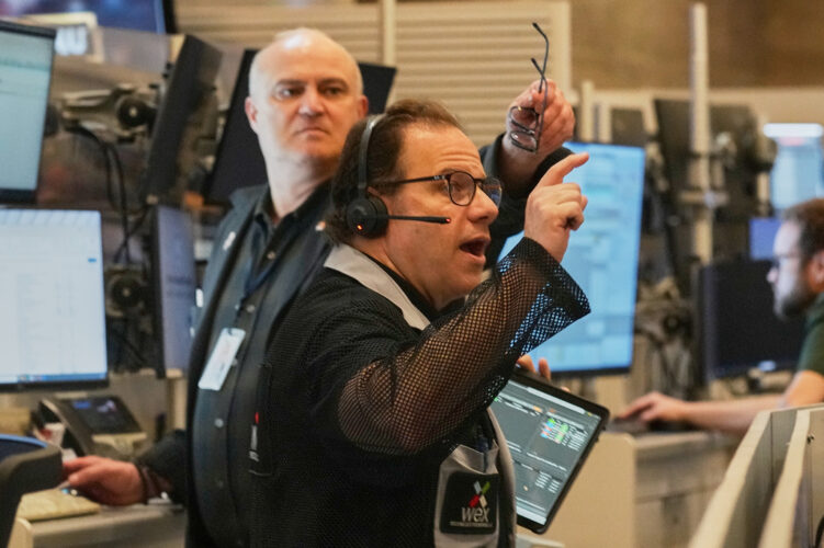Wall Street drops from its records and oil prices jump as uncertainty rises about the Iran war